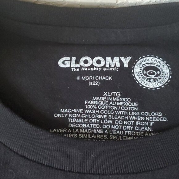 Hot Topic Gloomy Bear Mens T-Shirt - Hot Pink Bloody Bear Outline XL - Picture 5 of 6